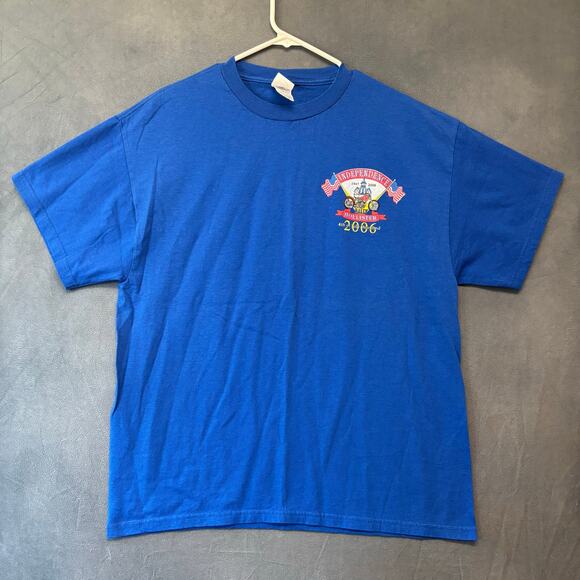 Vintage 2006 Hollister Independence Rally Shirt Large Motorcycle 4th of July USA - Picture 2 of 12